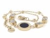 BRACELET GOLD CELEBRITY STAINLESS STEEL
